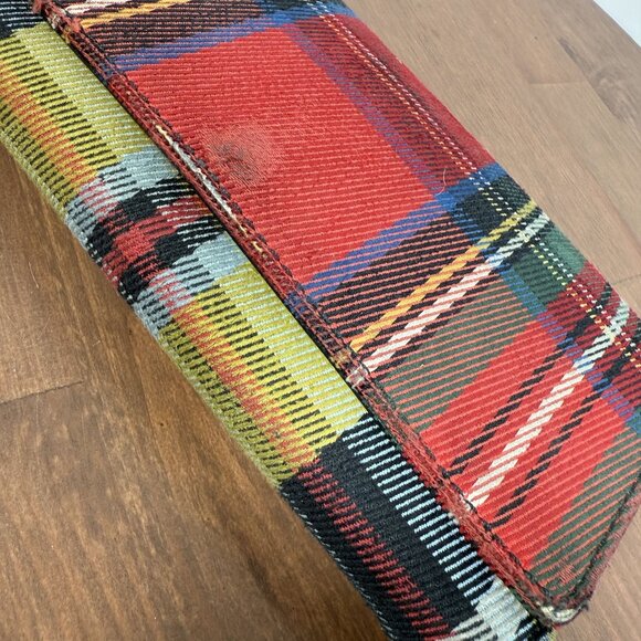 Burberry Check Plaid Tartan Canvas Cotton Wallet - Picture 4 of 7
